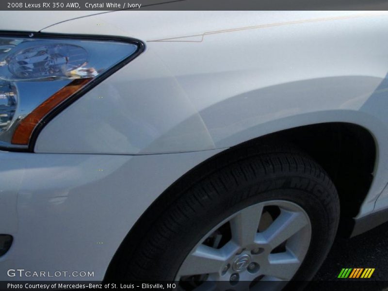 Crystal White / Ivory 2008 Lexus RX 350 AWD
