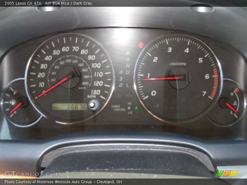 Ash Blue Mica / Dark Gray 2005 Lexus GX 470