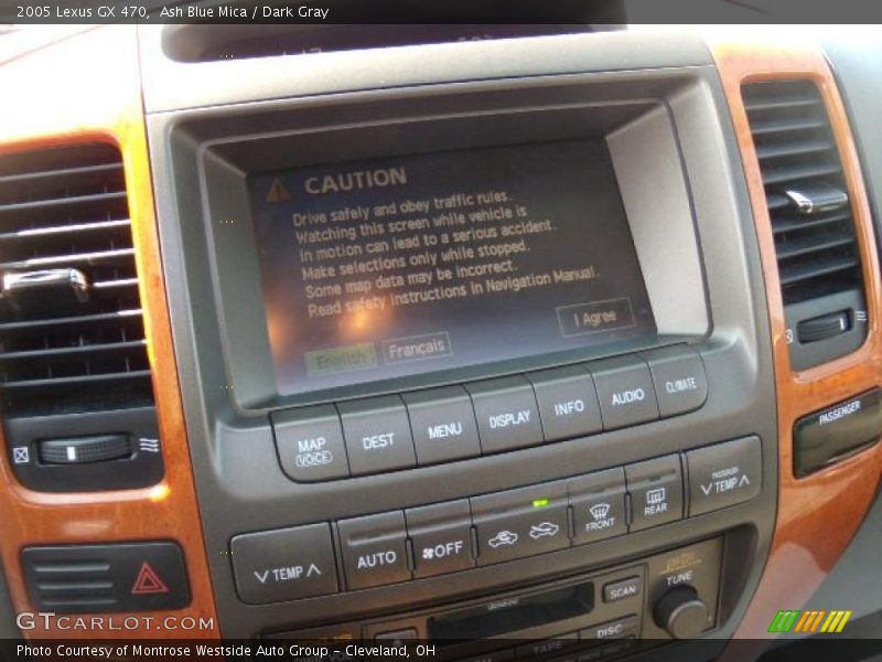 Ash Blue Mica / Dark Gray 2005 Lexus GX 470