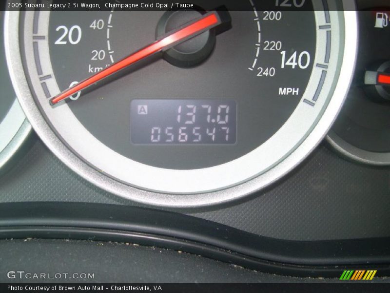 Champagne Gold Opal / Taupe 2005 Subaru Legacy 2.5i Wagon