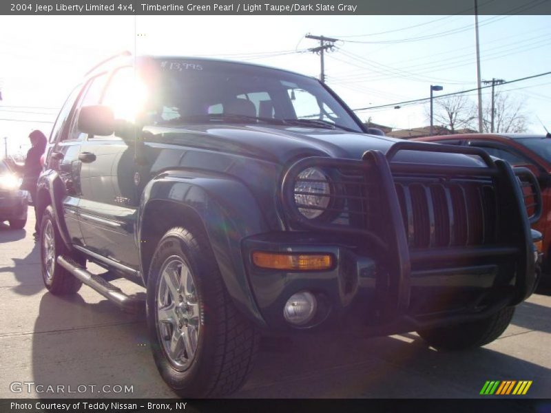 Timberline Green Pearl / Light Taupe/Dark Slate Gray 2004 Jeep Liberty Limited 4x4