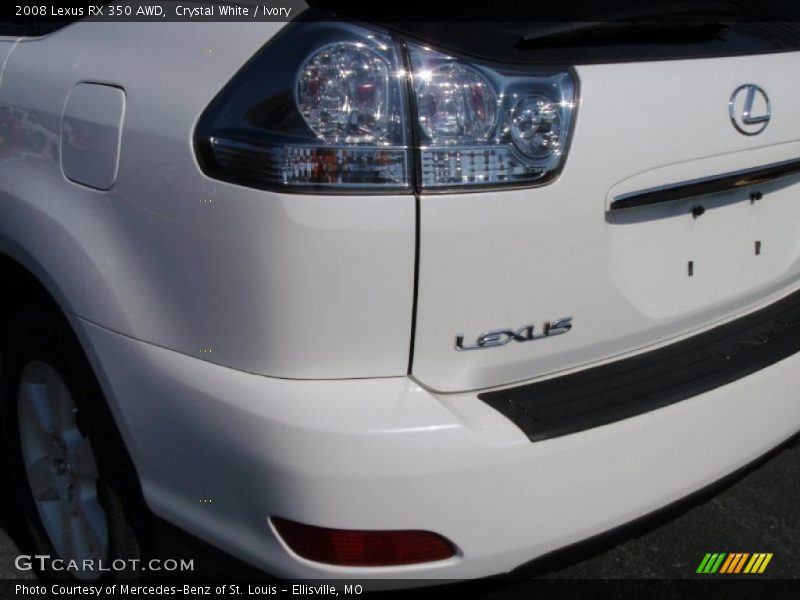 Crystal White / Ivory 2008 Lexus RX 350 AWD