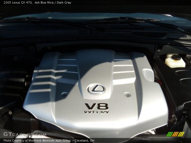 Ash Blue Mica / Dark Gray 2005 Lexus GX 470