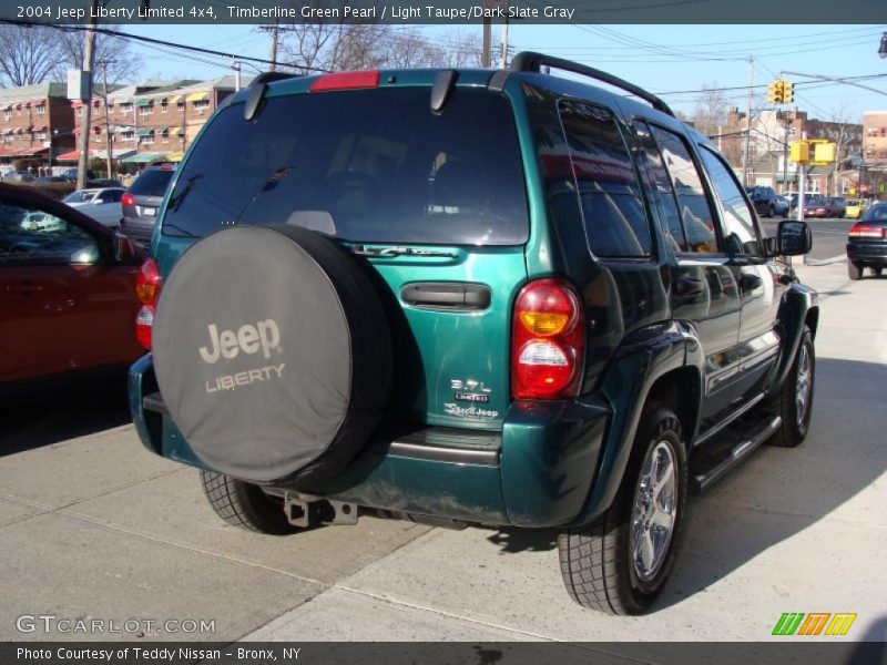 Timberline Green Pearl / Light Taupe/Dark Slate Gray 2004 Jeep Liberty Limited 4x4