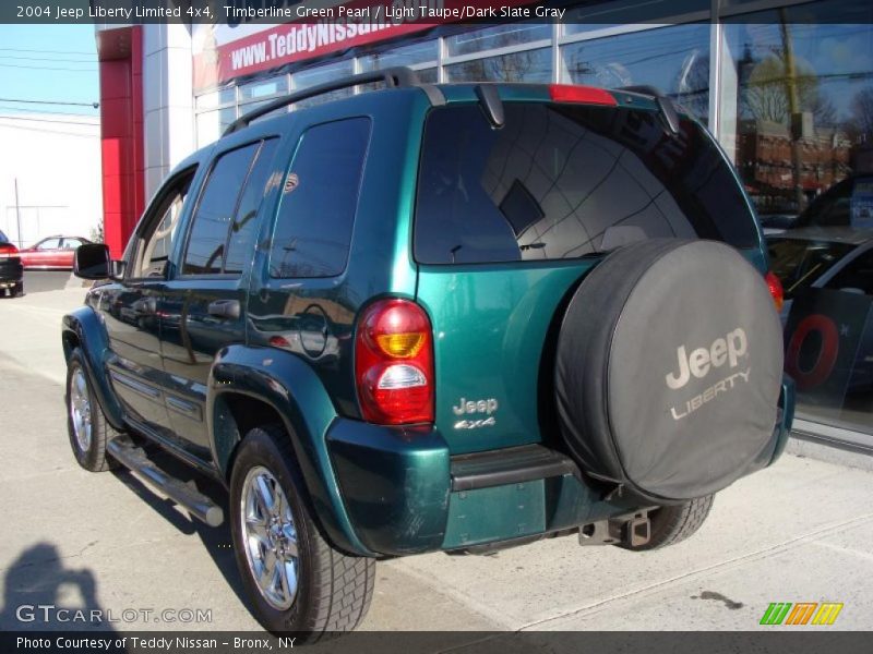 Timberline Green Pearl / Light Taupe/Dark Slate Gray 2004 Jeep Liberty Limited 4x4