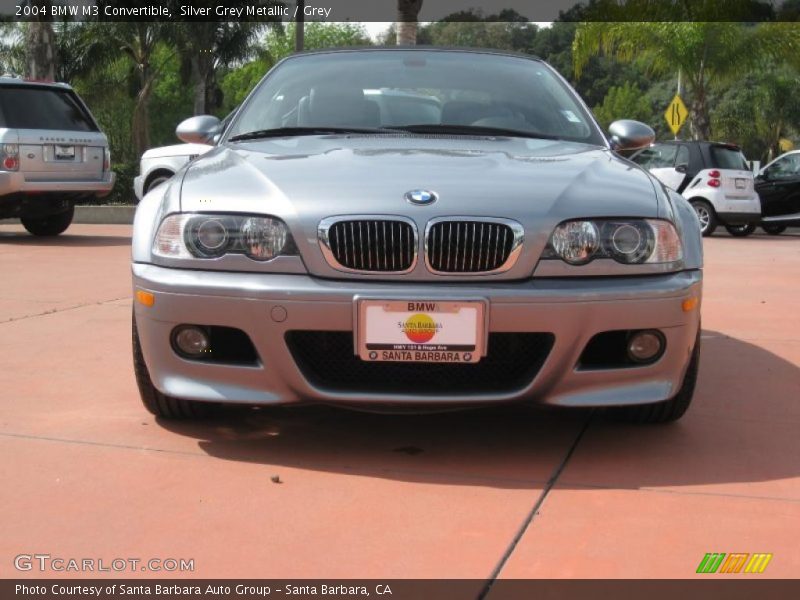Silver Grey Metallic / Grey 2004 BMW M3 Convertible