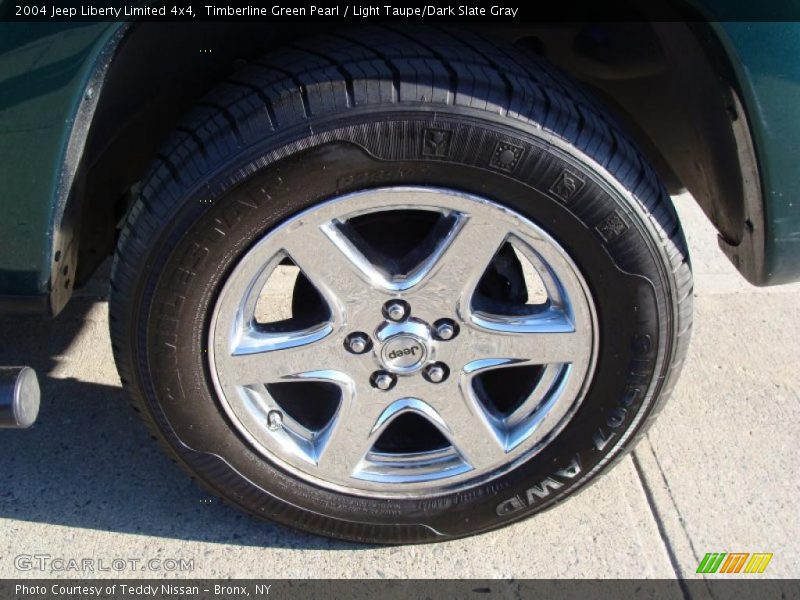 Timberline Green Pearl / Light Taupe/Dark Slate Gray 2004 Jeep Liberty Limited 4x4