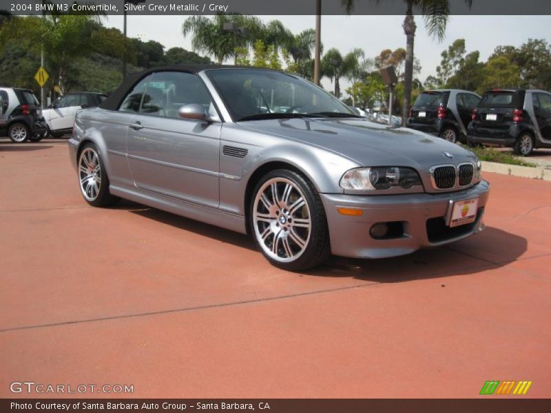 Silver Grey Metallic / Grey 2004 BMW M3 Convertible