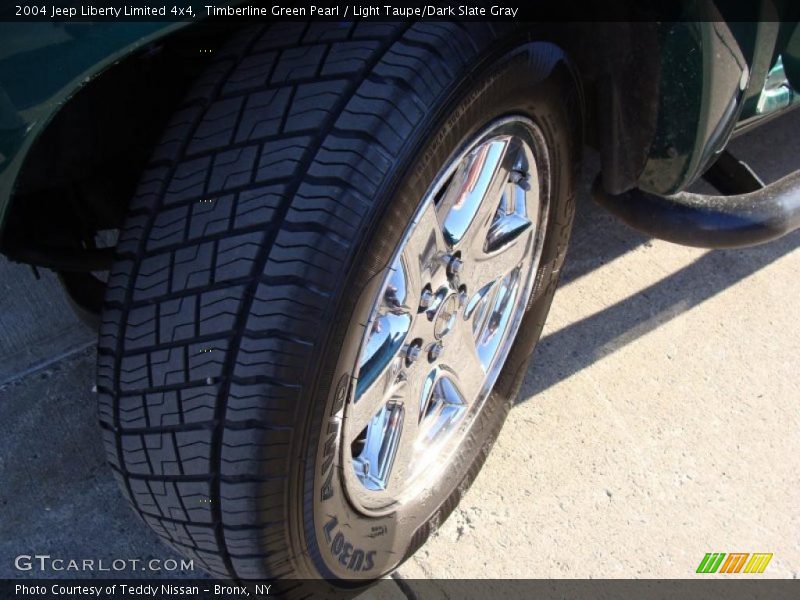 Timberline Green Pearl / Light Taupe/Dark Slate Gray 2004 Jeep Liberty Limited 4x4