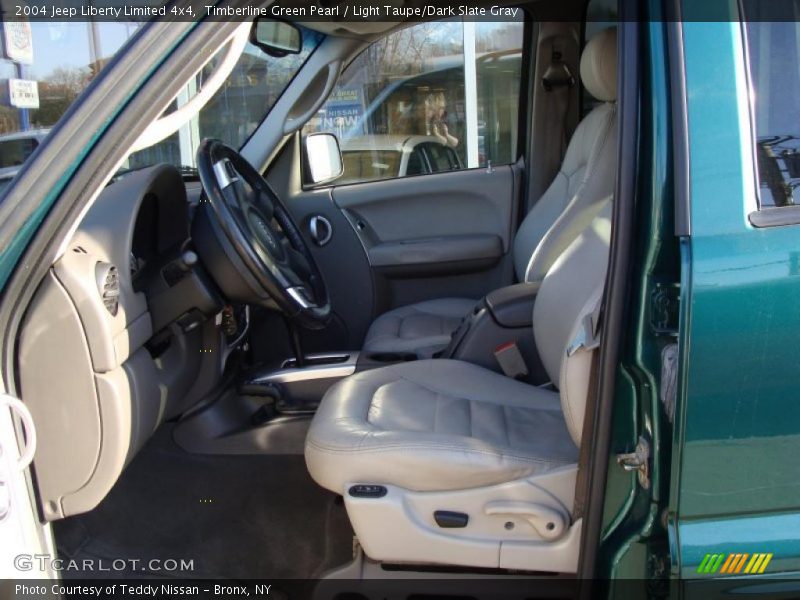 Timberline Green Pearl / Light Taupe/Dark Slate Gray 2004 Jeep Liberty Limited 4x4