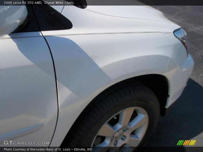Crystal White / Ivory 2008 Lexus RX 350 AWD