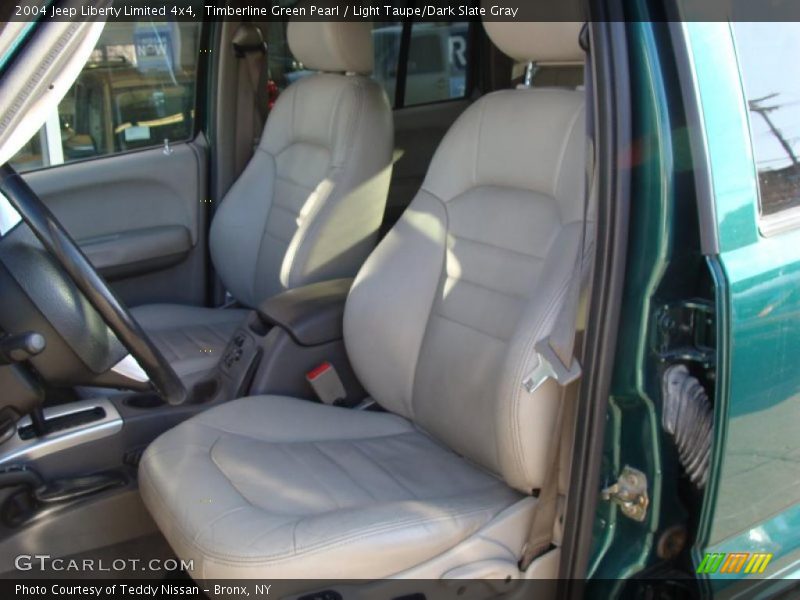Timberline Green Pearl / Light Taupe/Dark Slate Gray 2004 Jeep Liberty Limited 4x4
