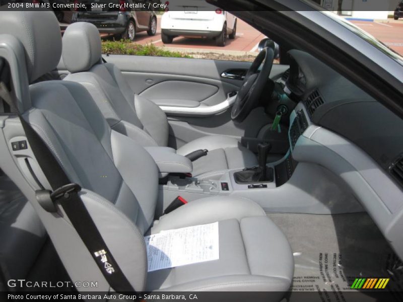Silver Grey Metallic / Grey 2004 BMW M3 Convertible