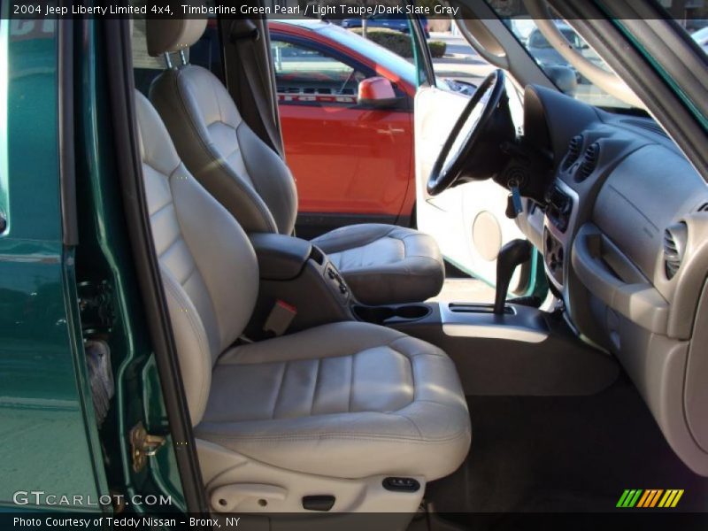 Timberline Green Pearl / Light Taupe/Dark Slate Gray 2004 Jeep Liberty Limited 4x4