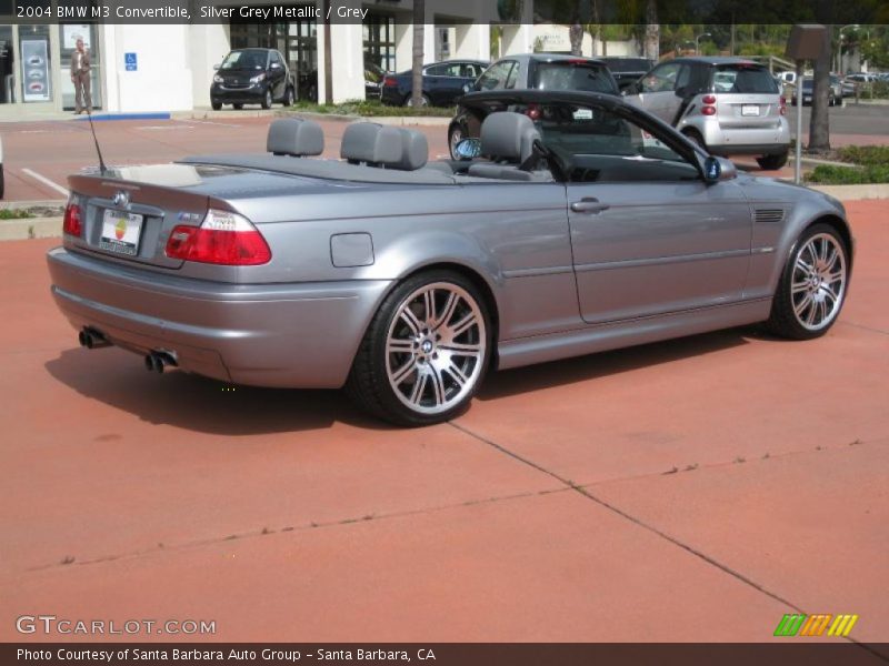 Silver Grey Metallic / Grey 2004 BMW M3 Convertible