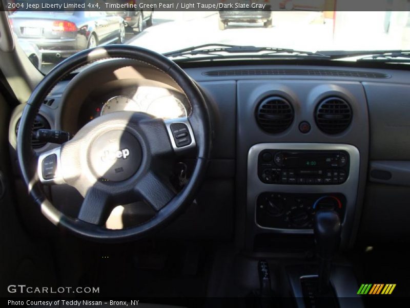 Timberline Green Pearl / Light Taupe/Dark Slate Gray 2004 Jeep Liberty Limited 4x4