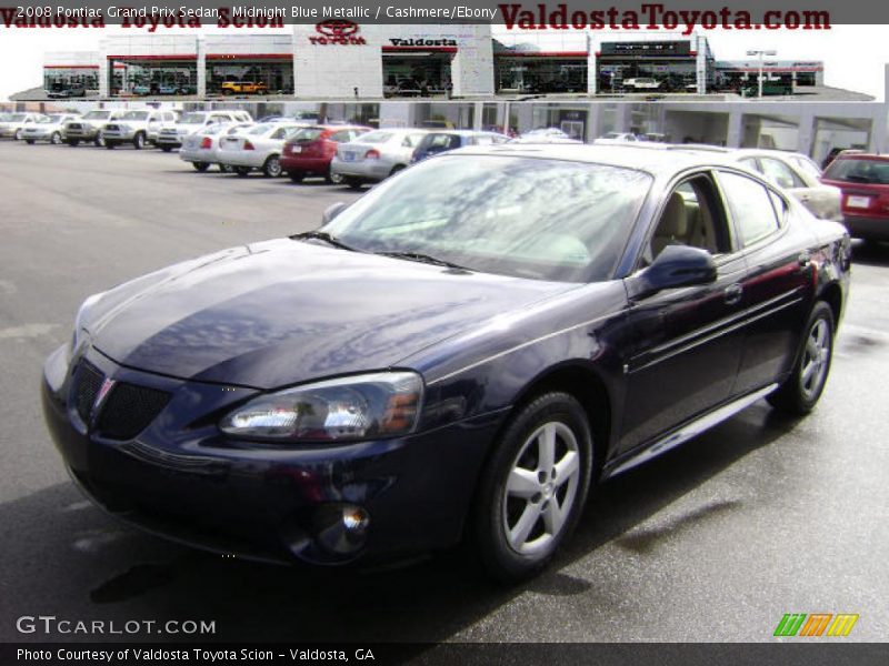 Midnight Blue Metallic / Cashmere/Ebony 2008 Pontiac Grand Prix Sedan