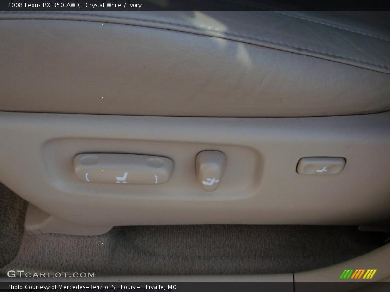Crystal White / Ivory 2008 Lexus RX 350 AWD