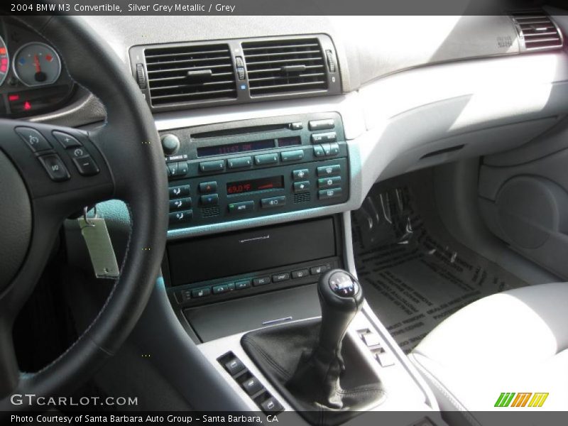 Silver Grey Metallic / Grey 2004 BMW M3 Convertible