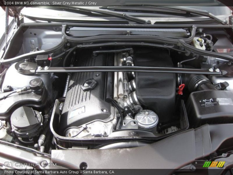Silver Grey Metallic / Grey 2004 BMW M3 Convertible