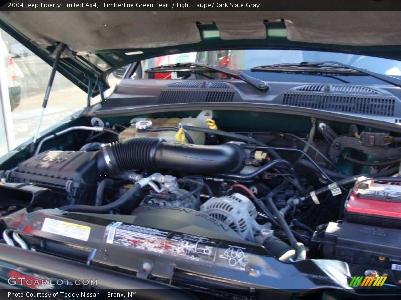 Timberline Green Pearl / Light Taupe/Dark Slate Gray 2004 Jeep Liberty Limited 4x4