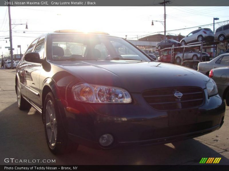 Gray Lustre Metallic / Black 2001 Nissan Maxima GXE
