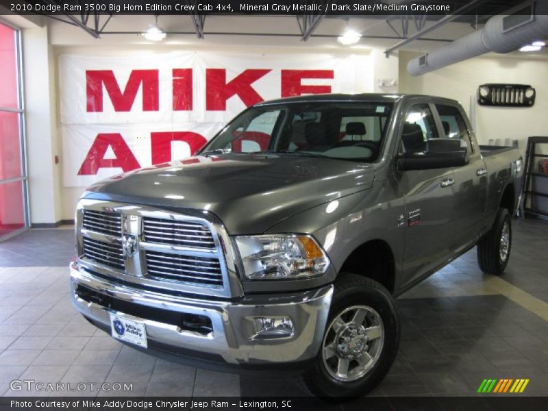 Mineral Gray Metallic / Dark Slate/Medium Graystone 2010 Dodge Ram 3500 Big Horn Edition Crew Cab 4x4