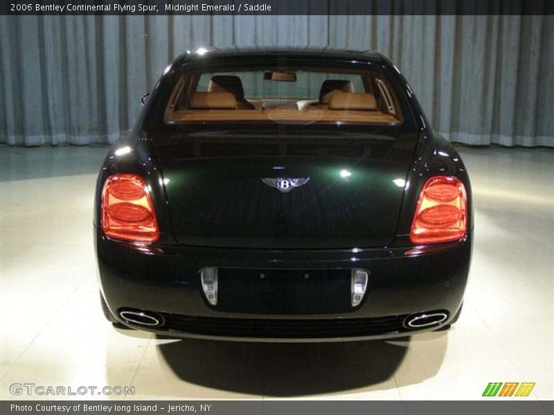 Midnight Emerald / Saddle 2006 Bentley Continental Flying Spur