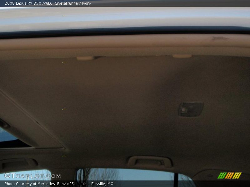 Crystal White / Ivory 2008 Lexus RX 350 AWD