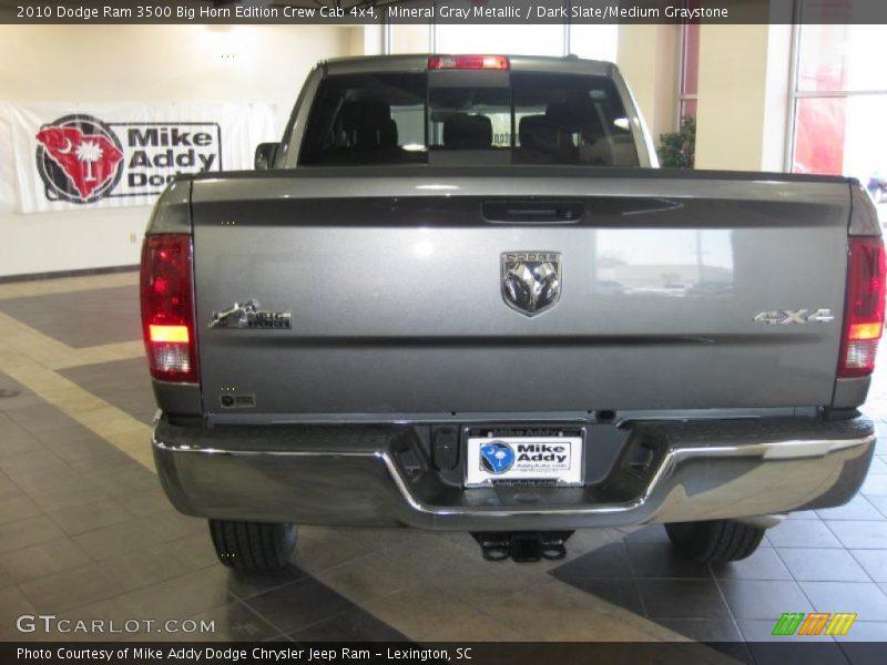 Mineral Gray Metallic / Dark Slate/Medium Graystone 2010 Dodge Ram 3500 Big Horn Edition Crew Cab 4x4