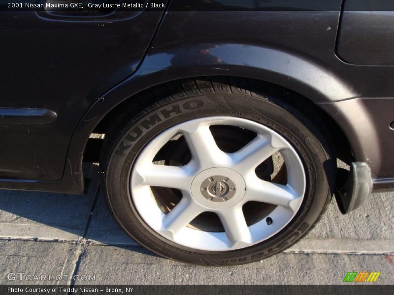 Gray Lustre Metallic / Black 2001 Nissan Maxima GXE