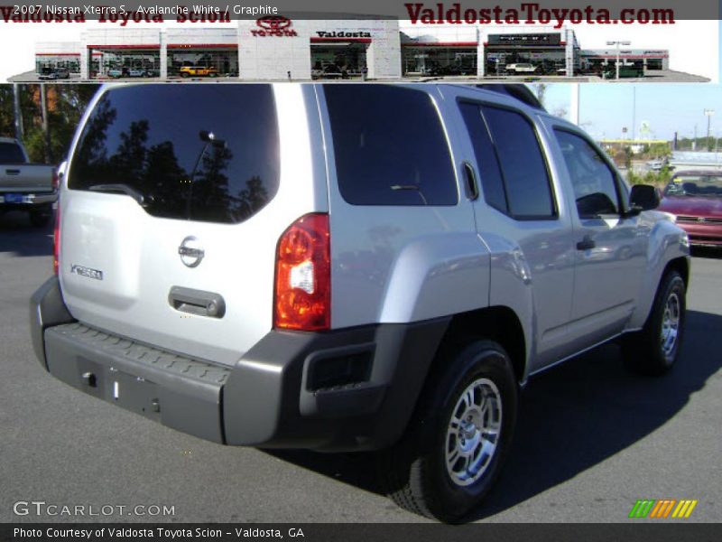 Avalanche White / Graphite 2007 Nissan Xterra S