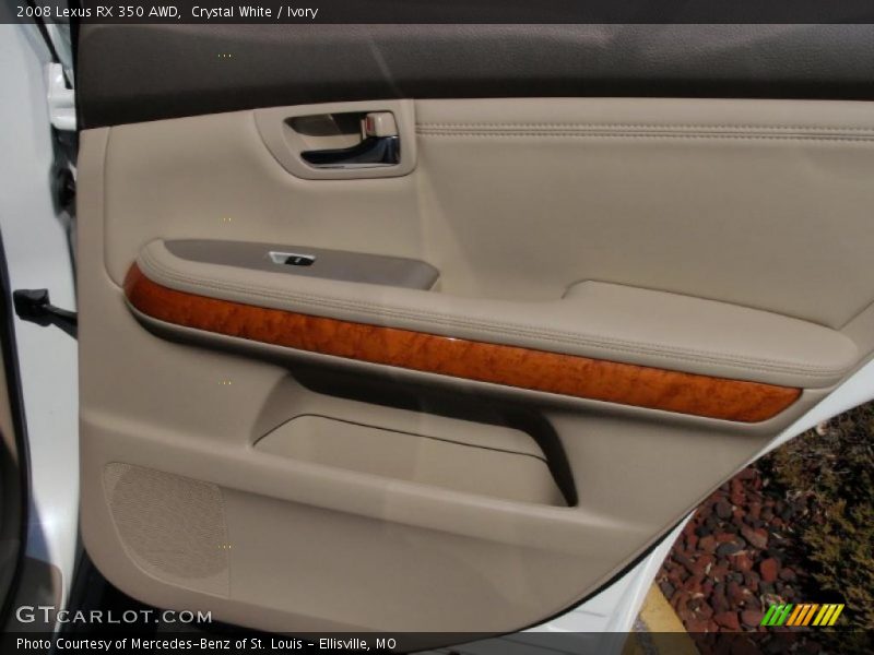 Crystal White / Ivory 2008 Lexus RX 350 AWD