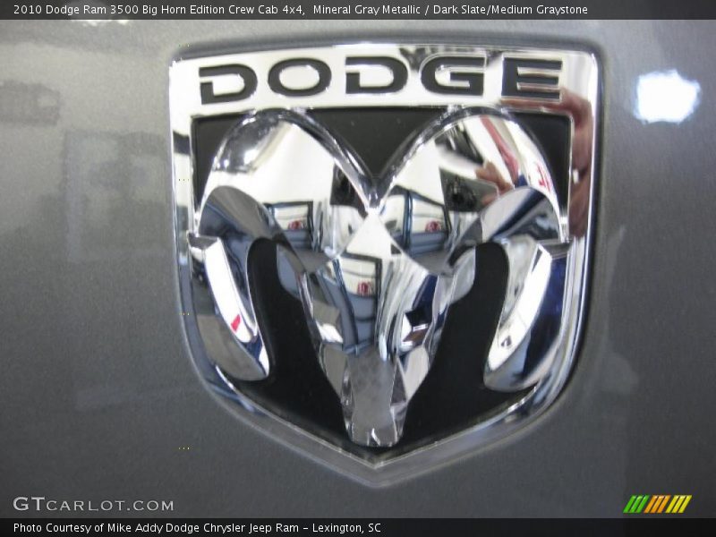 Mineral Gray Metallic / Dark Slate/Medium Graystone 2010 Dodge Ram 3500 Big Horn Edition Crew Cab 4x4