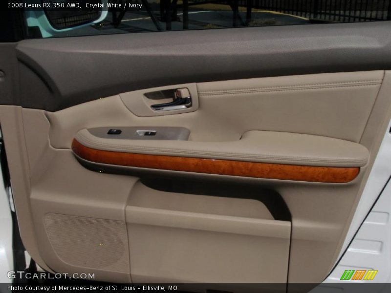 Crystal White / Ivory 2008 Lexus RX 350 AWD