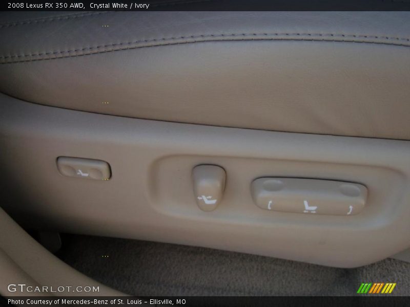 Crystal White / Ivory 2008 Lexus RX 350 AWD