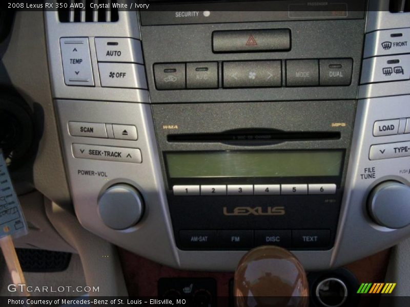 Crystal White / Ivory 2008 Lexus RX 350 AWD