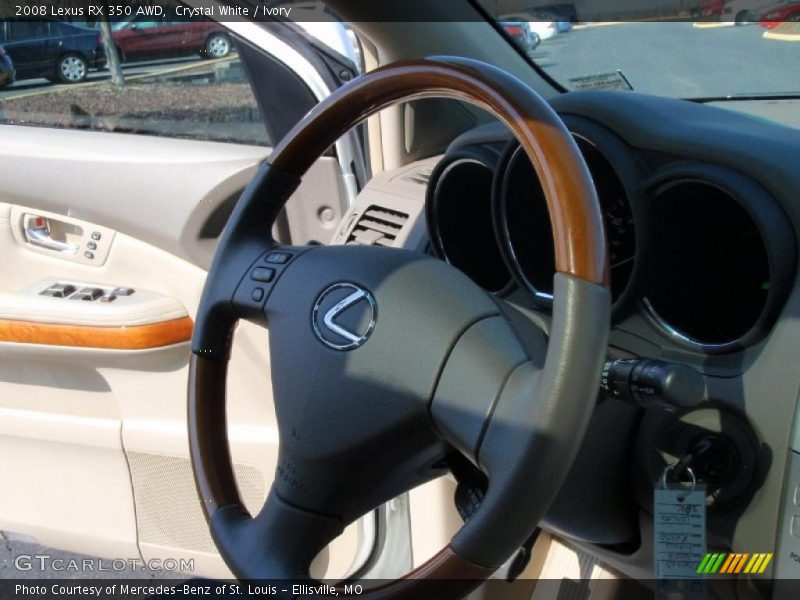 Crystal White / Ivory 2008 Lexus RX 350 AWD