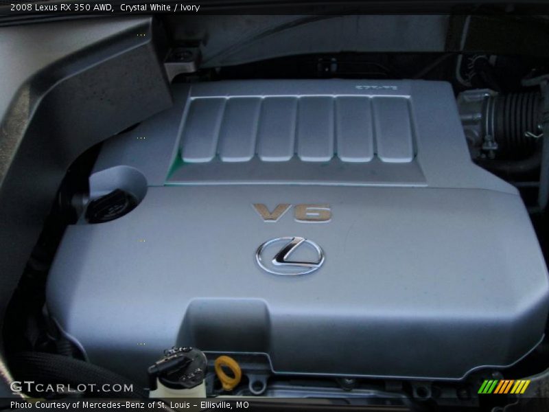 Crystal White / Ivory 2008 Lexus RX 350 AWD