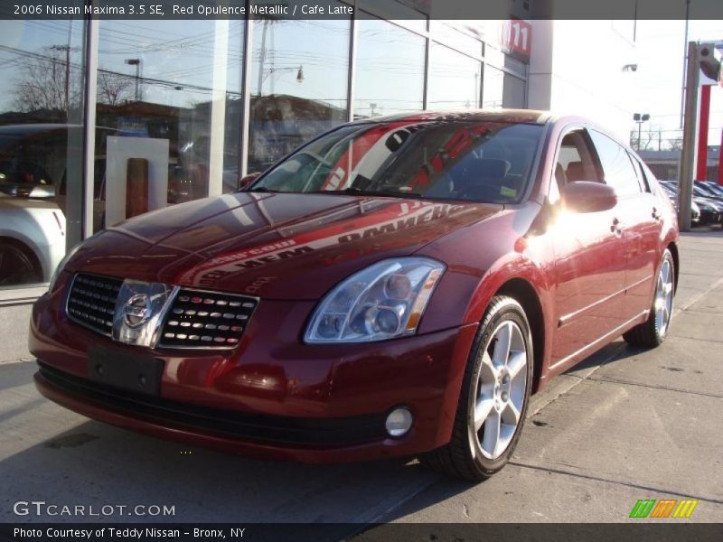 Red Opulence Metallic / Cafe Latte 2006 Nissan Maxima 3.5 SE