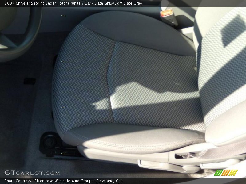 Stone White / Dark Slate Gray/Light Slate Gray 2007 Chrysler Sebring Sedan