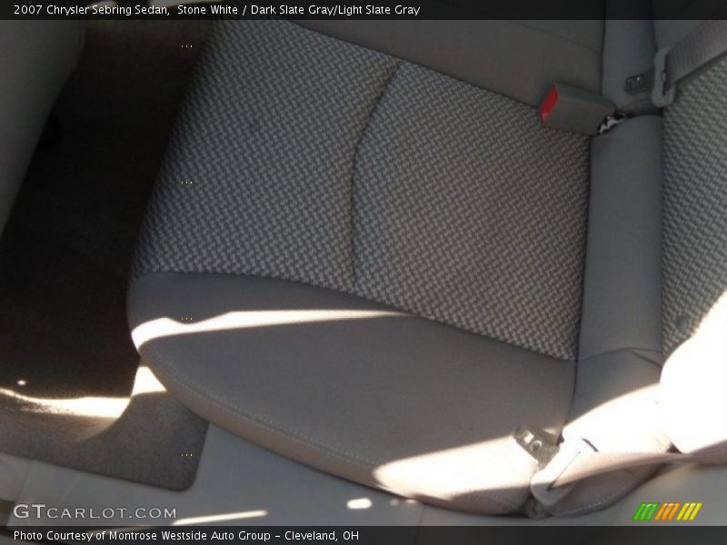 Stone White / Dark Slate Gray/Light Slate Gray 2007 Chrysler Sebring Sedan