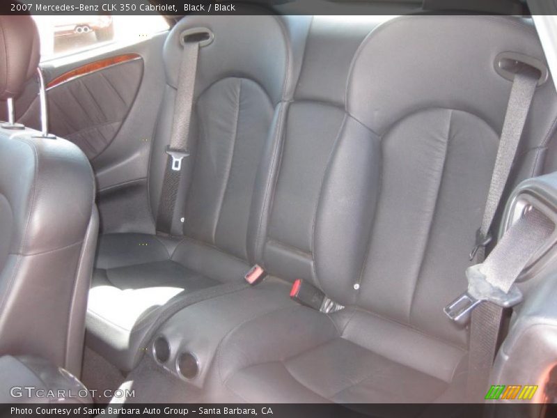 Black / Black 2007 Mercedes-Benz CLK 350 Cabriolet