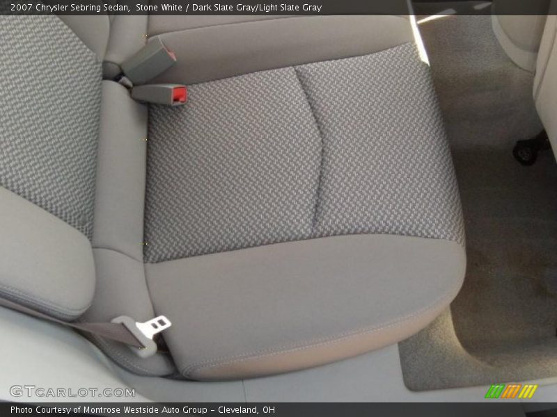 Stone White / Dark Slate Gray/Light Slate Gray 2007 Chrysler Sebring Sedan