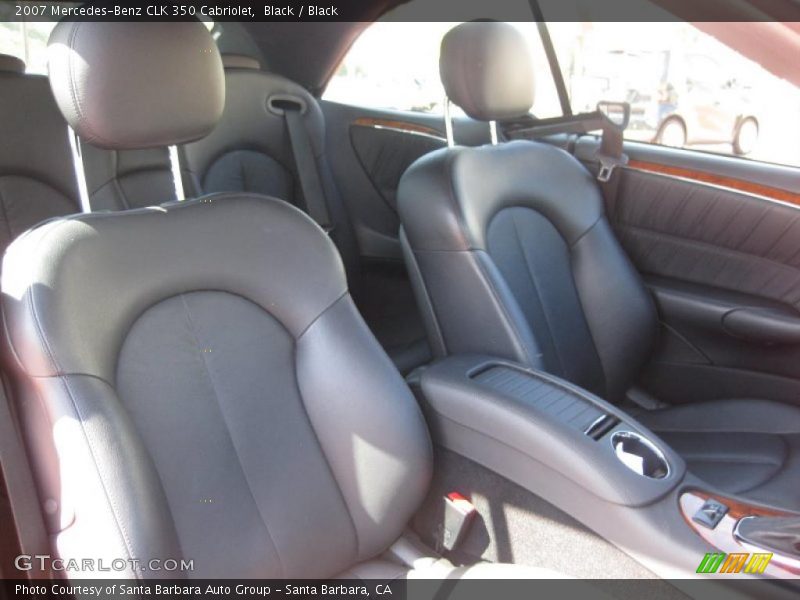 Black / Black 2007 Mercedes-Benz CLK 350 Cabriolet