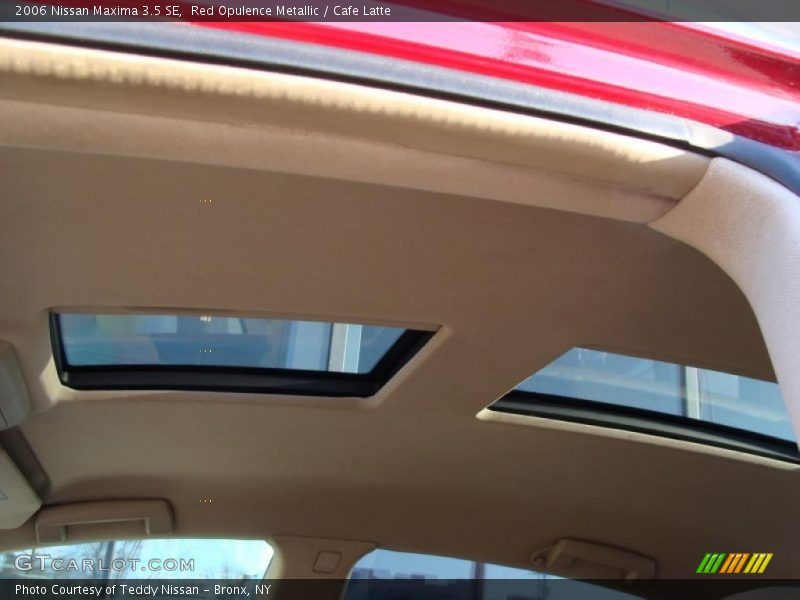 Red Opulence Metallic / Cafe Latte 2006 Nissan Maxima 3.5 SE