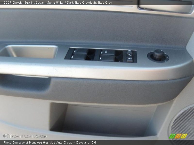 Stone White / Dark Slate Gray/Light Slate Gray 2007 Chrysler Sebring Sedan