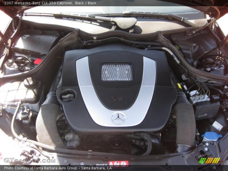 Black / Black 2007 Mercedes-Benz CLK 350 Cabriolet
