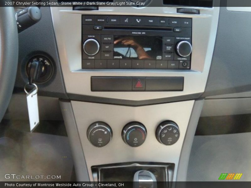 Stone White / Dark Slate Gray/Light Slate Gray 2007 Chrysler Sebring Sedan