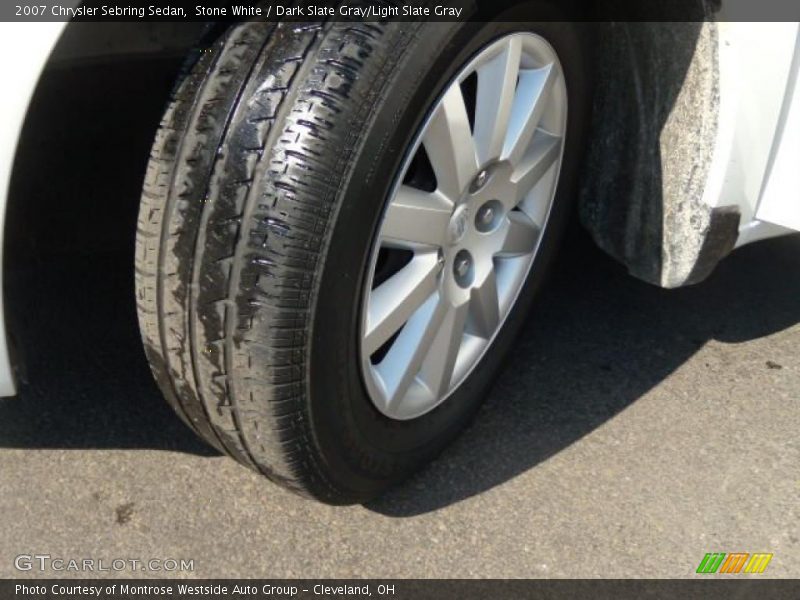 Stone White / Dark Slate Gray/Light Slate Gray 2007 Chrysler Sebring Sedan